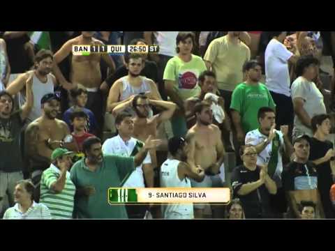 Gol de Silva. Banfield 1 - Quilmes 1. Fecha 3. Primera División 2016.
