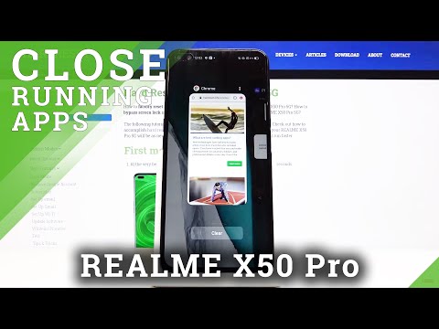 How to Turn Off Running Apps in REALME X50 PRO 5G - Switch Off Background Apps