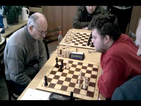 Jančo - Švoňavec (pekný záver partie Levice C vs Topoľčany B)