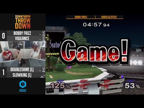 DTTD #3 SSBM - Bobby Frizz & Vigilance Vs. DoubleShine & Slowking - Doubles Grand Finals