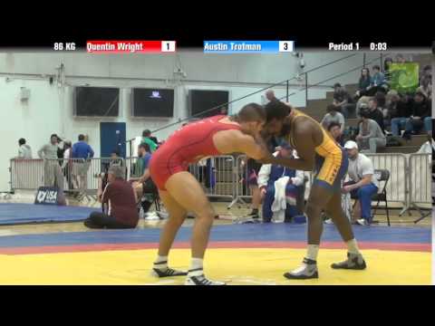 86 KG QF - Quentin Wright (NLWC) vs. Austin Trotman (TMWC)