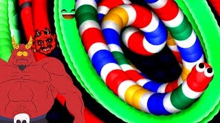 BEST TROLLING AND TRAPPING DEVIL HACK SLITHER.IO SKIN - Hack Slither.io Mods Scariest Skin DEVIL!