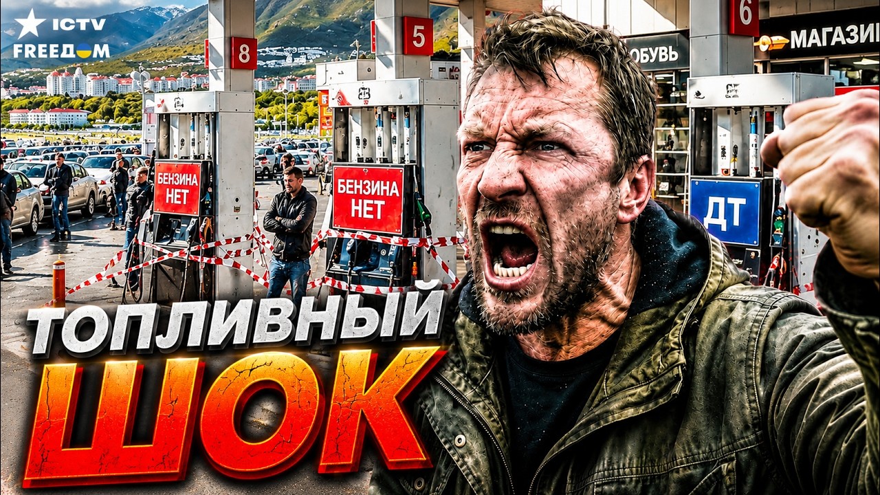 🚨 ПАНИКА! Геленджик остался без бензина — дефицит расползается по ВСЕЙ РФ