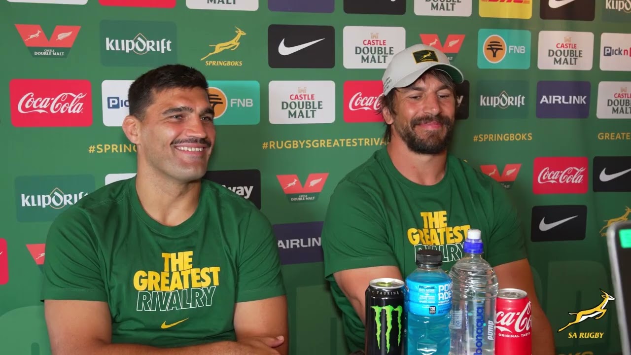 Eben Etzebeth and Damian De Allende | Springbok Press Conference | 9 September 2026