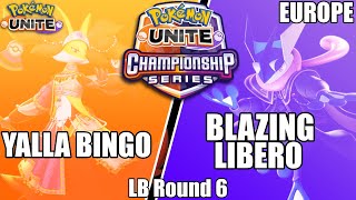 Yalla Bingo vs Blazing Libero - PUCS EU March LB Round 6 | Pokemon Unite