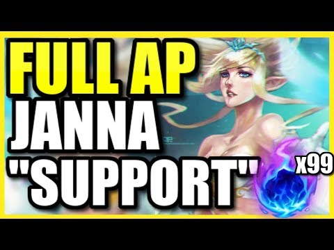 WAIT... ONE W DOES *HOW* MUCH DAMAGE!? | FULL AP JANNA "SUPPORT" IS HILARIOUSLY OP! JANNA GUIDE S10