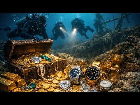 “Sunken Fortune Unearthed Gold, Diamonds, and Watches Worth Millions”