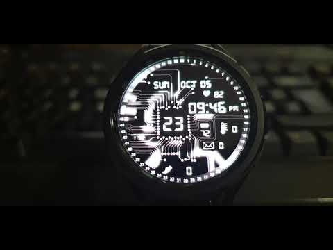 Animated Circuit Watch Face