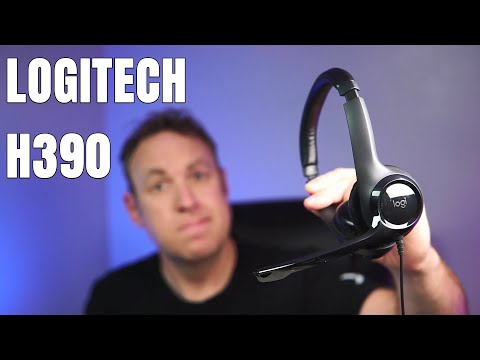 This Logitech H390 Wired Headset is great for work from home!