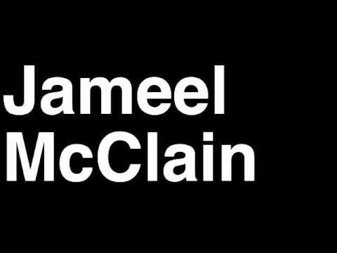How to Pronounce Jameel McClain Baltimore Ravens NFL Football Touchdown TD Tackle Hit Yard Run