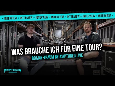BACKLINE & TOURSERVICE ein ROADIE-Traum! | Follow Me Around bei CAPTURED LIVE in Essen