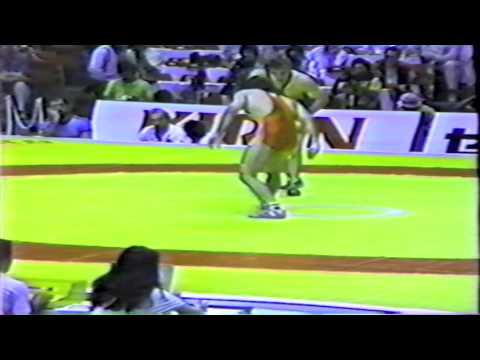 1990 Senior World Championships: 62 kg Rosen Vasilev (BUL) vs. Ralf Lyding (FRG)
