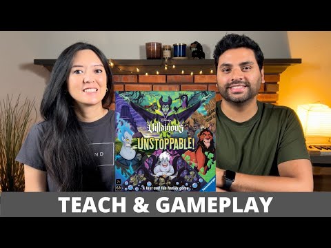Disney Villainous Unstoppable! - Teach & Playthrough - YouTube