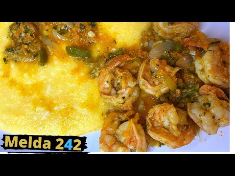 AN UNFORGETTABLE BREAKFAST SHRIMP & CHESSY GRITS | BAHAMIAN COOKING