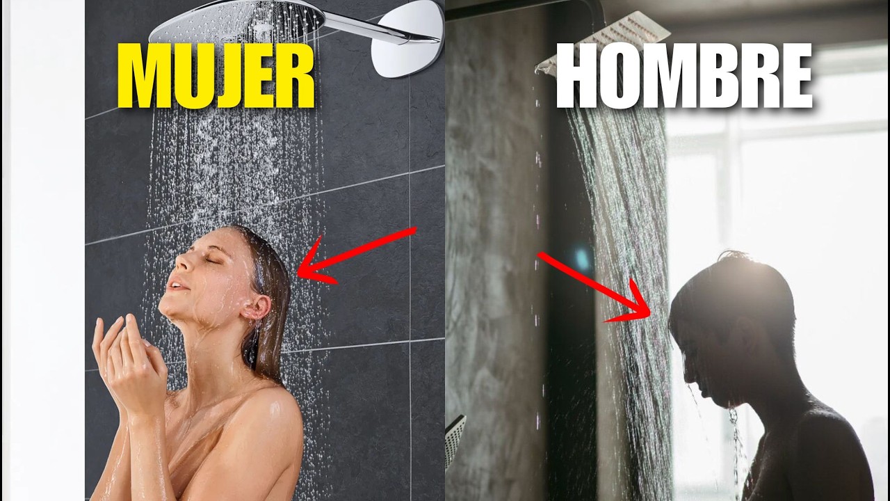¿POR QUÉ LAS MUJERES se BAÑAN de ESPALDA y LOS HOMBRES de FRENTE?
