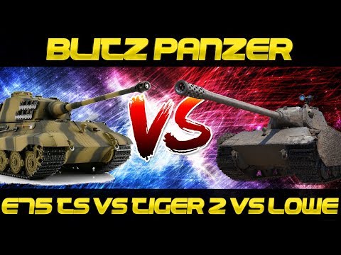 Panzervergleich E75 TS vs TIGER 2 vs LÖWE