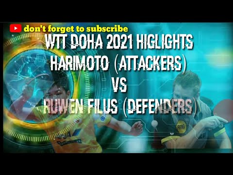 Bombardir serangan TOMOKAZU HARIMOTO ke RUWEN FILUS | Modern defender versus Attackers WTTDoha2021