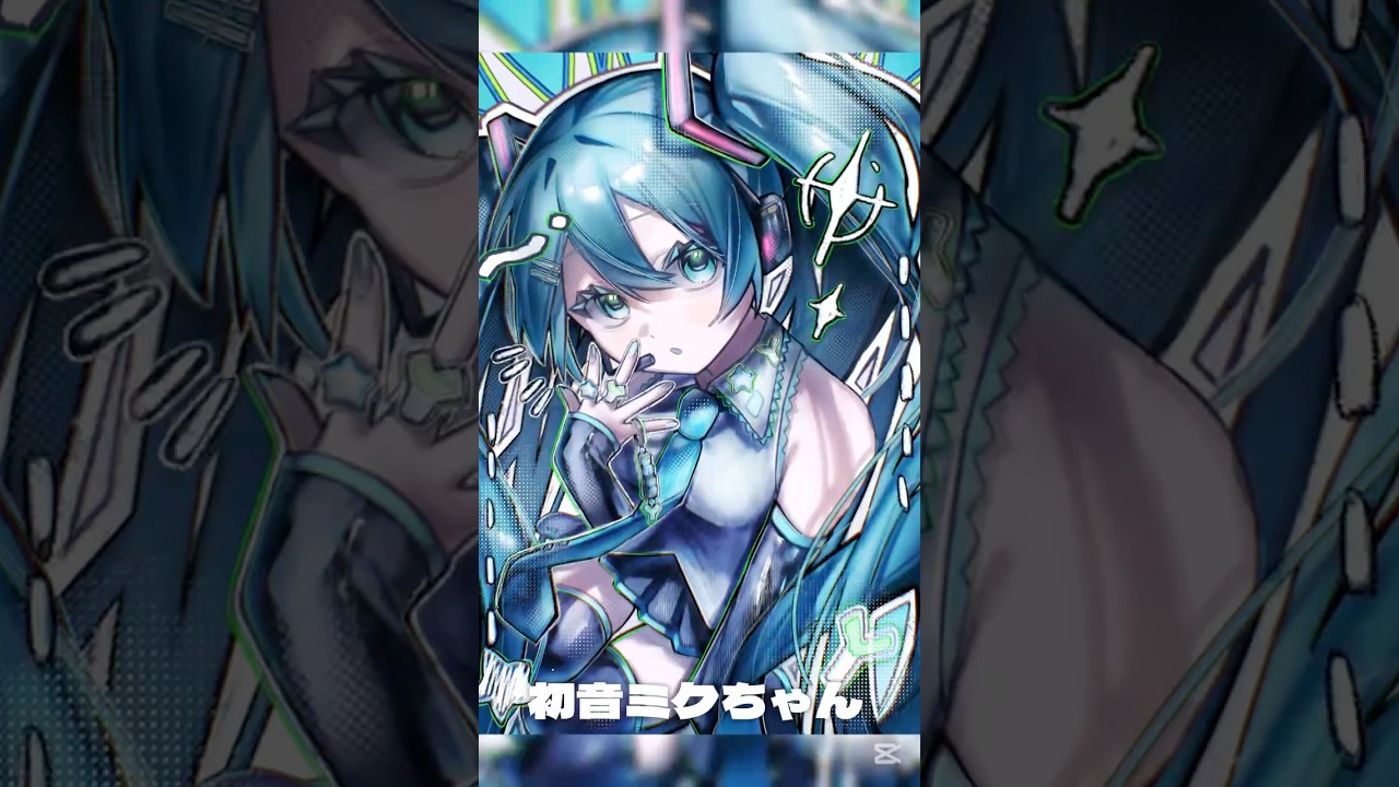 【初音ミクちゃん描いてみた】#初音ミク #shorts #イラスト