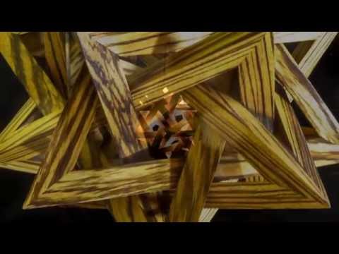 Starburst illuminated sculptures, JPG Woodworking