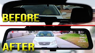 WOLFBOX G900 / Pro Mirror Dash Cam Install