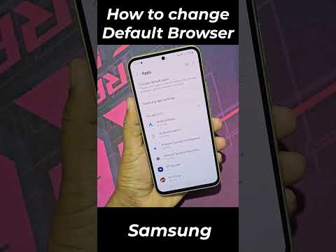 How to change default browser in samsung phone