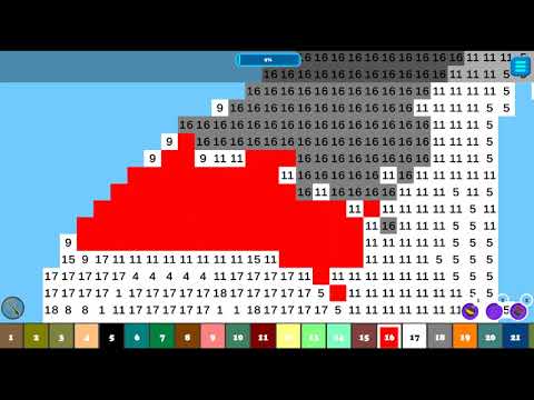 Pixel Number: Color by Number