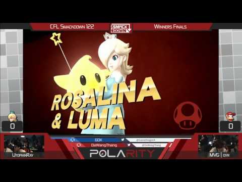 CFL Smackdown 122 WiiU - UtopianRay (Rosalina) vs MVG | Dyr (Diddy Kong) - Winners Finals