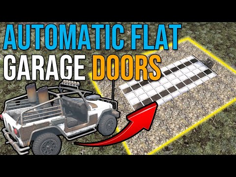 Automatic Flat Garage Door Base Entry ! | V2 | TUTORIAL | 7 Days to Die