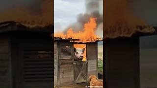 Animal warning to humans [pig]