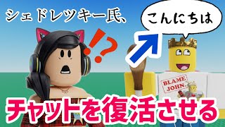 シェドレツキー氏が◯◯にしっかりチャットを入れていた件 / 見たことの無い鯖落ちが起きてロブロ民ハッキングを疑う【ロブロックス】Roblox 