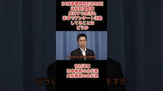 【大阪都構想特別区名称】日経新聞関本「日経新聞関本反対する会派も街中でアンケート活動してることはどうか」吉村洋文日本維新の会代表大阪維新の会代表2026年10月14日(水)