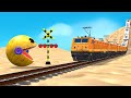 踏切アニメ あぶない電車 TRAIN Vs THOMAS AND FRIENDS Fumikiri 3D Railroad Crossing Animati