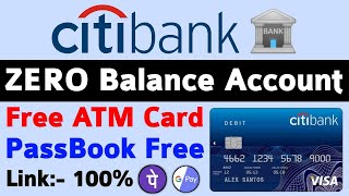 Citibank Account Opening Online 2023 | Citi Bank Zero Balance Account Opening Online 2023