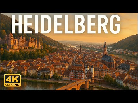 Heidelberg , Germany 🇩🇪 | 4K Drone Footage (With Subtitles)