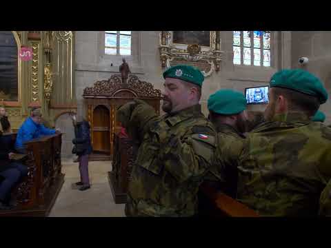 Žehnání praporu a udělení čestného názvu "Pětatřicátníci" rotě aktivní zálohy KVV Plzeň