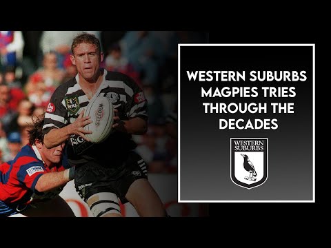Western Suburbs Magpies tries through the decades