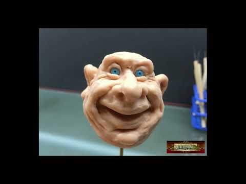 0005 Stop Motion Puppet Wink - Silicone Replacement Faces Experiment MOREZMORE