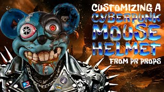 Customizing a Cyberpunk Mouse Helmet from PR Props