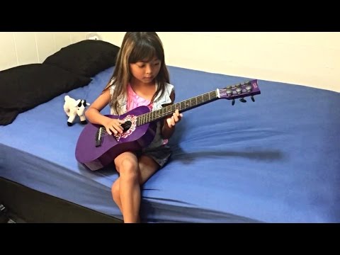 Amazing Guitar Solo on kids Toy First Act Guitar