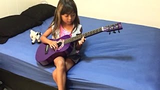 Amazing Guitar Solo on kids Toy First Act Guitar