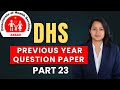 DHS Previous Year Question Paper Solved Part 23 DHS 2025 Non Technical Grade3 Dhsassam Dhsexam