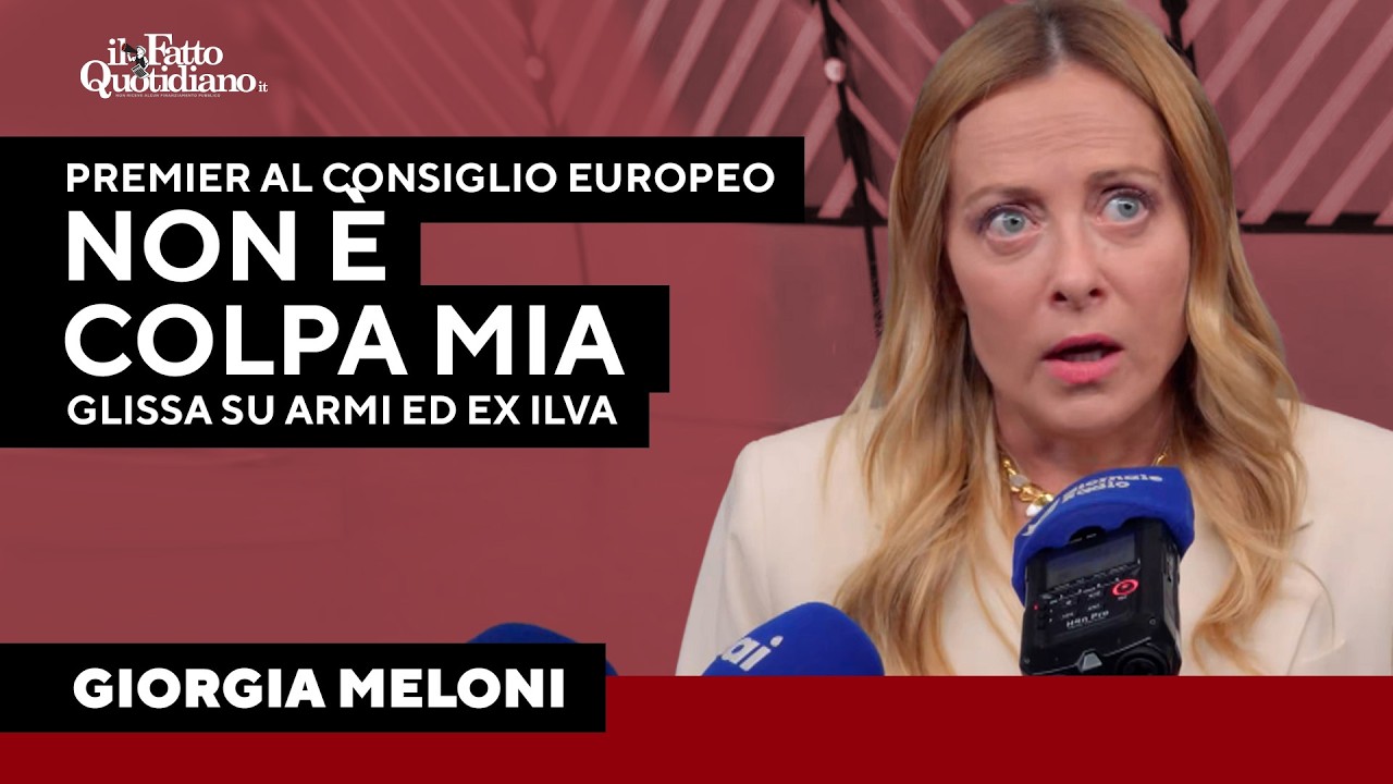 Meloni rivendica i successi in UE, ma schiva i nodi su Ex Ilva, Ucraina e proteste di piazza