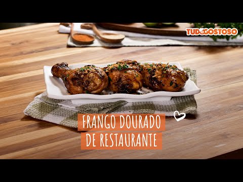 Frango Dourado de Restaurante  |  Receitas TudoGostoso
