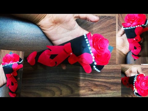 How to make a bouquet of flowers. Valentine's Day carft🖤♥️