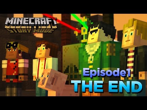 Minecraft Story Mode: Episode 1 Ending - Gameplay Walkthrough Part 8 [The Order of The Stone]