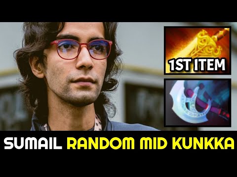 SUMAIL Random Mid Kunkka — Counter Build vs 2x Grandmaster Tier Dota 2