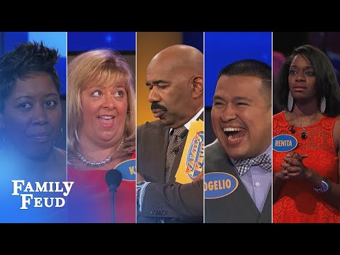 Family Feud's FUNNIEST Steve Harvey moments!!! | Part 14