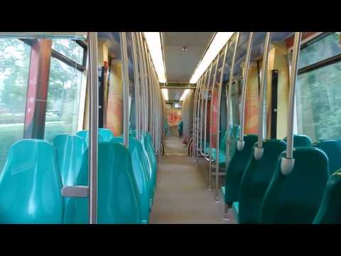 Ritje in RET metro type SG2/1 5405 Binnenhof - Graskruid (subway ride Rotterdam)