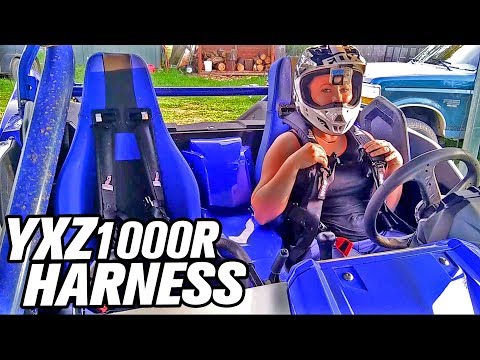 YXZ1000R DRAGONFIRE HARNESS INSTALL STOCK SEAT BELT REPLACEMENT