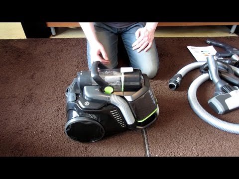 Electrolux UltraFlex Green Canister Vacuum Cleaner Review/Demonstration
